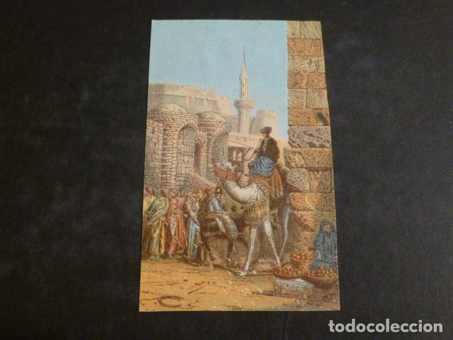 Coleccionismo cromos antiguos: ESCENA MORISCA CROMO SIGLO XIX - Foto 1