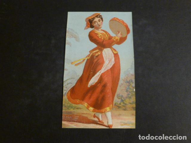 Coleccionismo cromos antiguos: MUJER A LA MODA CROMO SIGLO XIX - Foto 1