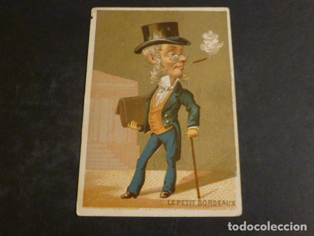 Coleccionismo cromos antiguos: HOMBRE ELEGANTE CROMO SIGLO XIX