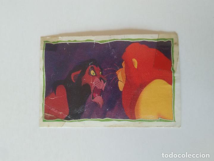 Coleccionismo Cromos antiguos: ANTIGUO CROMO EL REY LE&Oacute;N DISNEY THE LION KING PANINI A&Ntilde;OS 90