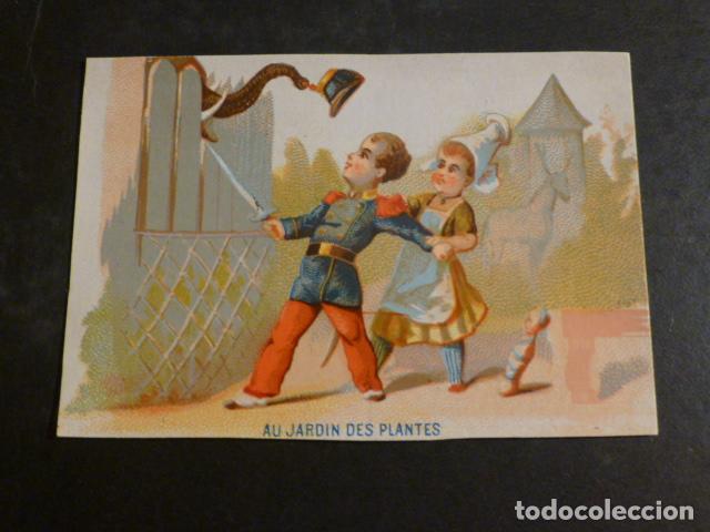 Collectable Antique Stickers: NI&Ntilde;OS JUGANDO COMETA ANTIGUO CROMO