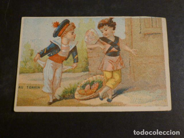Colecionismo Cromos antigos: NI&Ntilde;OS BAILANDO ANTIGUO CROMO