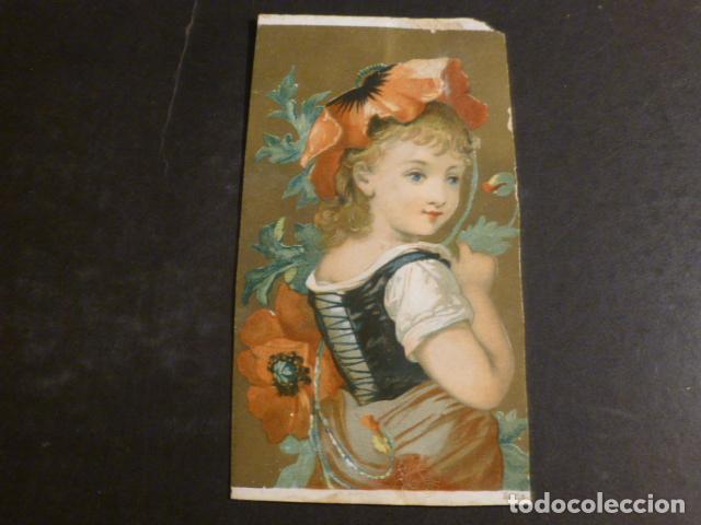 Colecionismo Cromos antigos: JOVEN ELEGANTE ANTIGUO CROMO