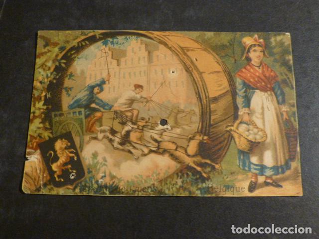 Colecionismo Cromos antigos: ALEGORIA BELGICA ANTIGUO CROMO
