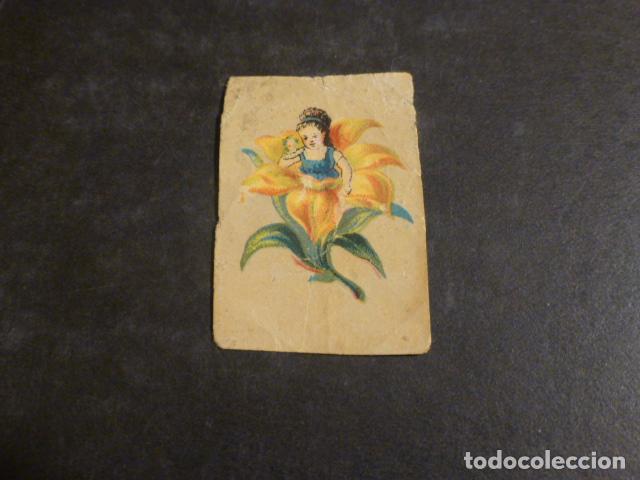 Coleccionismo cromos antiguos: NI&Ntilde;A FLOR ANTIGUO CROMO - Foto 1