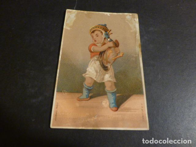 Colecionismo Cromos antigos: NI&Ntilde;O CON PATO ANTIGUO CROMO