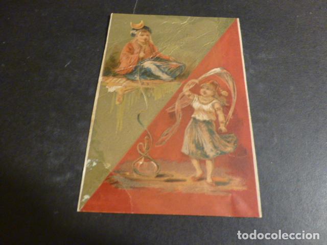 Coleccionismo cromos antiguos: ESCENA DE PASATIEMPO ANTIGUO CROMO - Foto 1