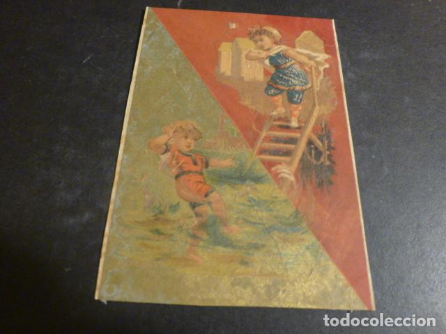 Coleccionismo cromos antiguos: ESCENA DE PASATIEMPO ANTIGUO CROMO - Foto 1