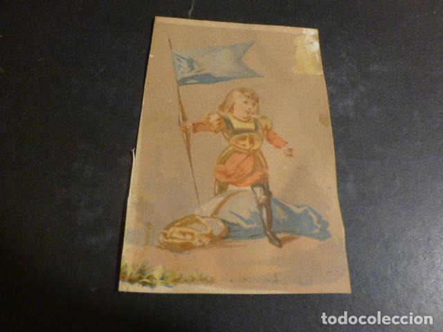 Coleccionismo cromos antiguos: ESCENA DE PASATIEMPO ANTIGUO CROMO - Foto 1