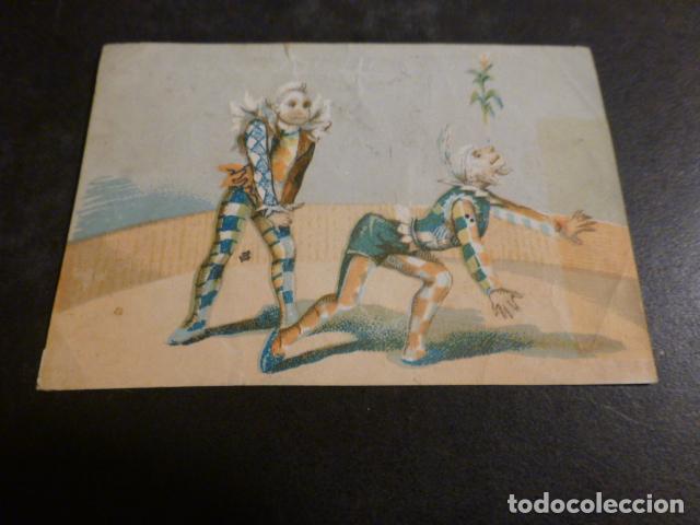 Coleccionismo cromos antiguos: ARLEQUINES ANTIGUO CROMO - Foto 1