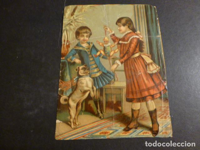 Colecionismo Cromos antigos: NI&Ntilde;OS GALANTES ANTIGUO CROMO