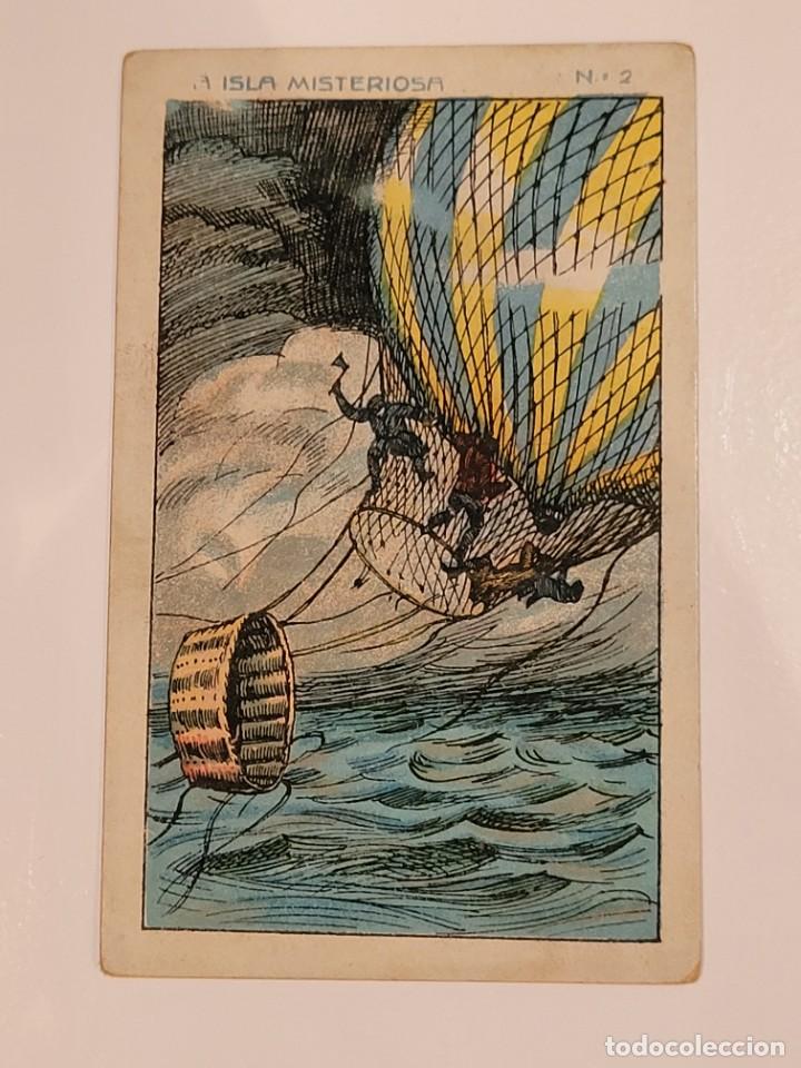 Coleccionismo cromos antiguos: CROMO NUMERO 2 LA ISLA MISTERIOSA - Foto 1