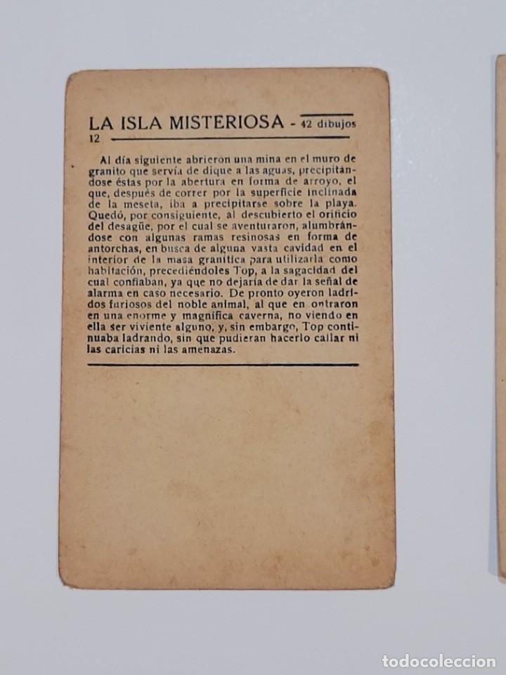 Coleccionismo cromos antiguos: CROMO NUMERO 12 LA ISLA MISTERIOSA - Foto 2