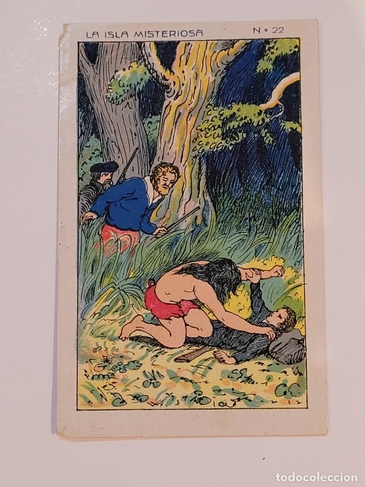 Coleccionismo cromos antiguos: CROMO NUMERO 22 LA ISLA MISTERIOSA - Foto 1