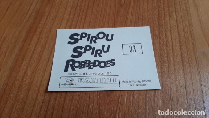 Coleccionismo cromos antiguos: Spirou -- n&ordm; 33 -- Cromo -- Panini - Foto 2