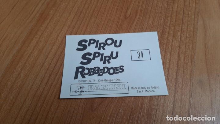 Coleccionismo cromos antiguos: Spirou -- n&ordm; 34 -- Cromo -- Panini - Foto 2