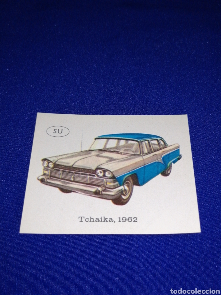 Coleccionismo cromos antiguos: CROMO COCHE TCHAIKA 1962 - Foto 1