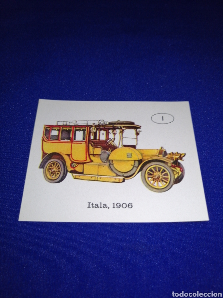 Coleccionismo cromos antiguos: CROMO COCHE ITALA 1906 - Foto 1