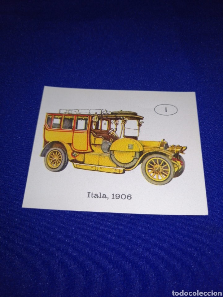 Coleccionismo cromos antiguos: CROMO COCHE ITALA 1906 - Foto 1