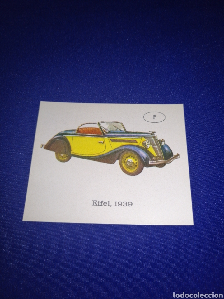 Colecionismo Cromos antigos: CROMO COCHE EIFEL 1939