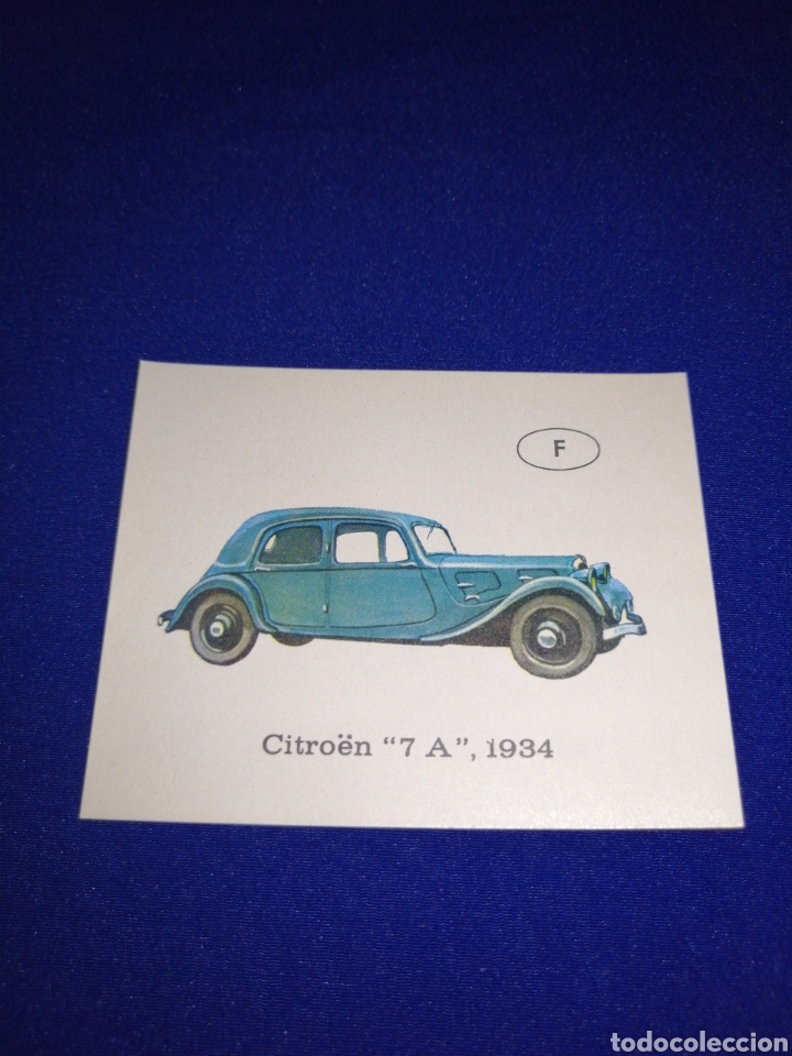Coleccionismo Cromos antiguos: CROMO COCHE CITROEN 7 A 1934