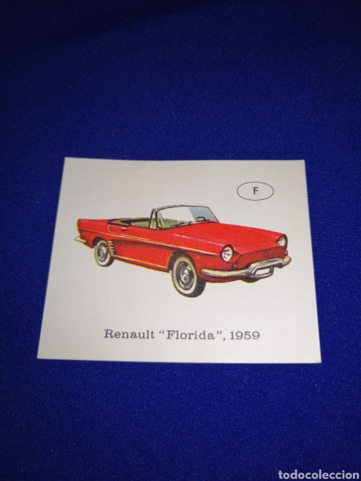 Coleccionismo Cromos antiguos: CROMO COCHE RENAULT FLORIDA 1959