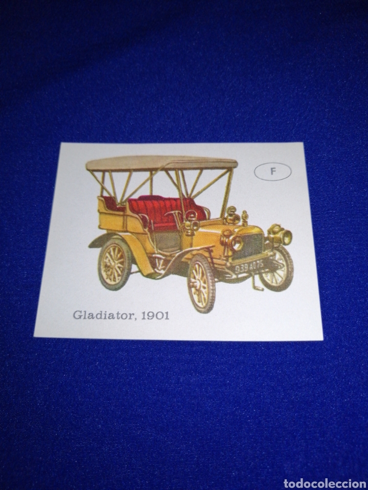 Colecionismo Cromos antigos: CROMO COCHE GLADIATOR 1901