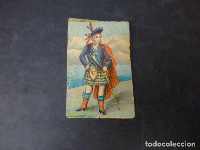 Collezionismo Figurine antiche: ESCOCES CROMO SIGLO XIX