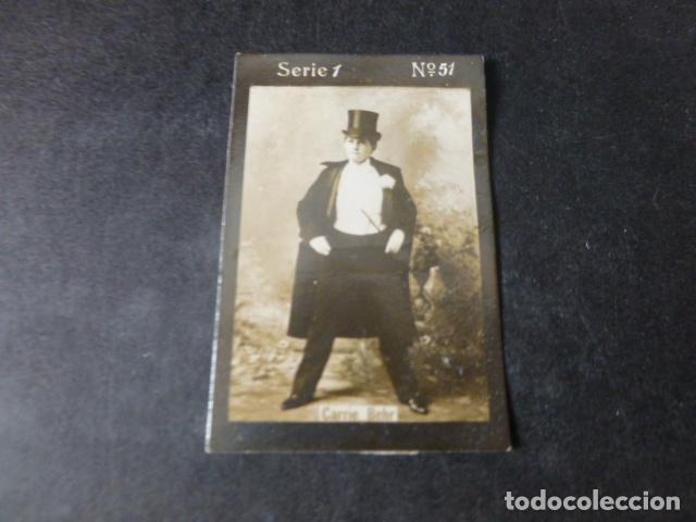 Collectionnisme Cartes &agrave; collectionner anciennes: CARRIE BEHR ACTRIZ ANTIGUO CROMO SIGLO XIX