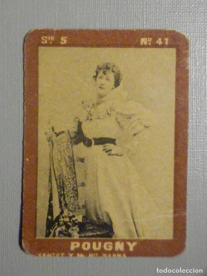 Colecionismo Cromos antigos: CROMO FOTOTIPIA CAJAS DE CERILLAS N&ordm; 41 SERIE 5 - Pougny - Artistas del Cupl&eacute;