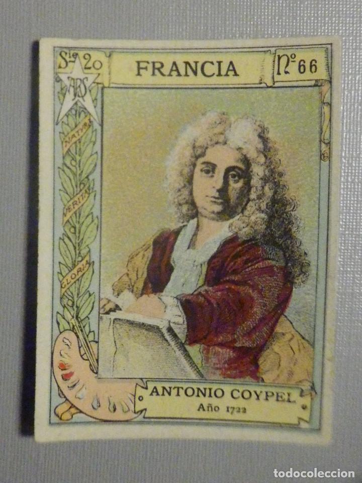 Colecionismo Cromos antigos: CROMO FOTOTIPIA CAJAS DE CERILLAS N&ordm; 66 SERIE 20 - Antonio Coypel - Pintores