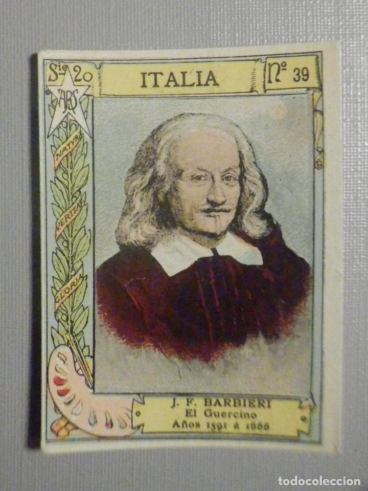 Colecionismo Cromos antigos: CROMO FOTOTIPIA CAJAS DE CERILLAS N&ordm; 39 SERIE 20 - J.F. Barbieri - Pintores