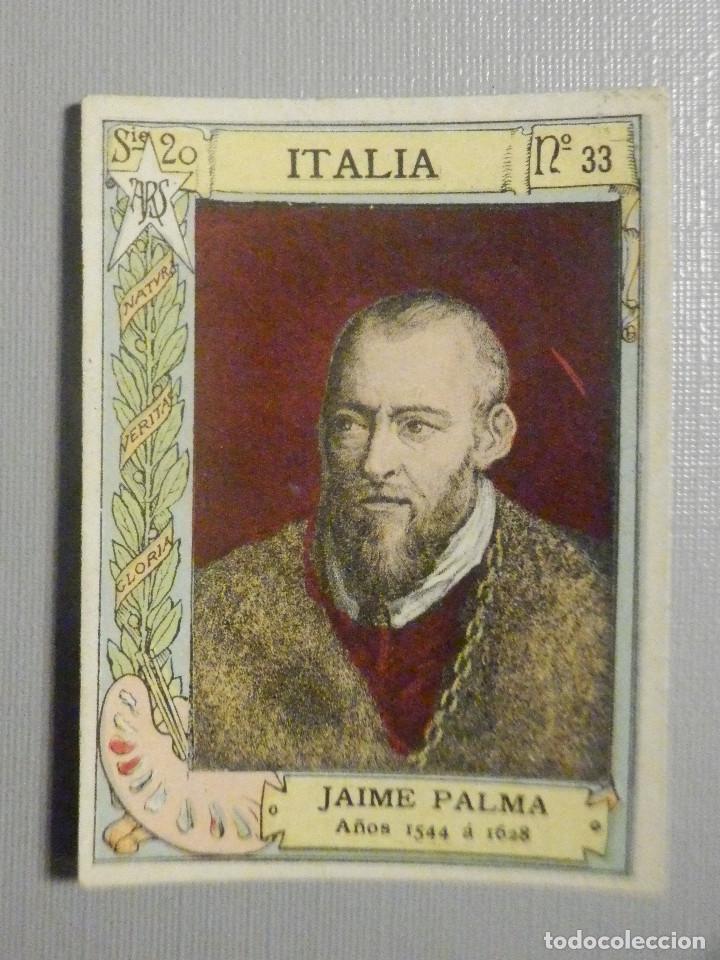 Colecionismo Cromos antigos: CROMO FOTOTIPIA CAJAS DE CERILLAS N&ordm; 33 SERIE 20 - Jaime Palma - Pintores