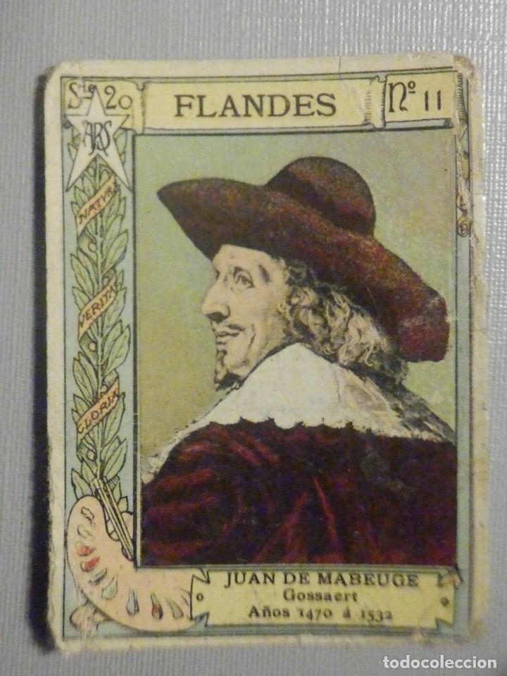 Coleccionismo cromos antiguos: CROMO FOTOTIPIA CAJAS DE CERILLAS N&ordm; 11 SERIE 20 - Juan de Mabeuge - Pintores