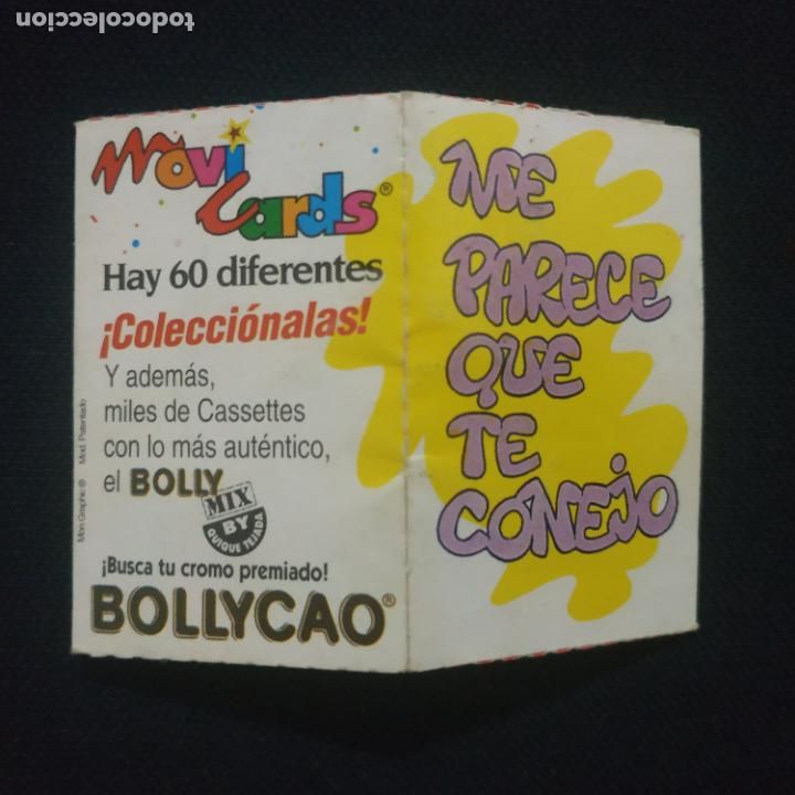 Coleccionismo cromos antiguos: BOLLYCAO - MOVICARDS ME PARECE QUE TE CONEJO. A&Ntilde;O 1996 CROMO MOVI CARDS / PHOSKITOS PANRICO