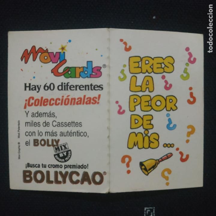 Coleccionismo cromos antiguos: BOLLYCAO - MOVICARDS ERES LA PEOR DE MIS... PESADILLAS A&Ntilde;O 1996 CROMO MOVI CARDS / PHOSKITOS PANRICO