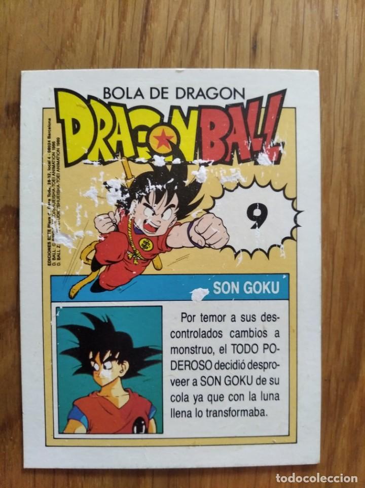 Coleccionismo cromos antiguos: DARAGON BALL - SON GOKU - N&ordm; 9 - EDICIONES ESTE - Foto 2
