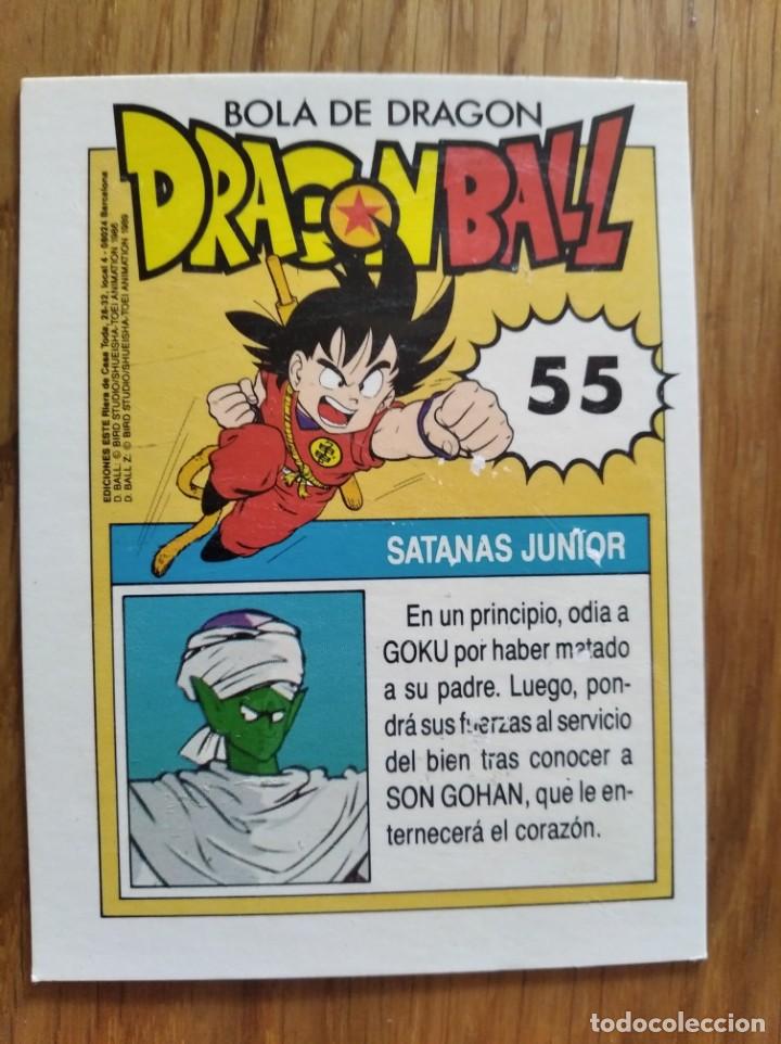 Coleccionismo cromos antiguos: DARAGON BALL - SATANAS JUNIOR - N&ordm; 55 - EDICIONES ESTE - Foto 2