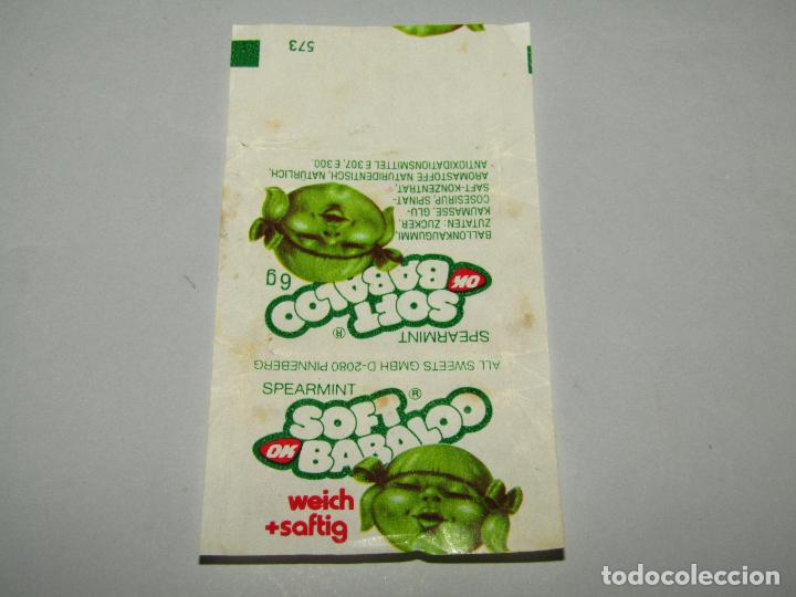 Coleccionismo cromos antiguos: Antiguo Envoltorio de Chicle SOFT BABALOO - Foto 1