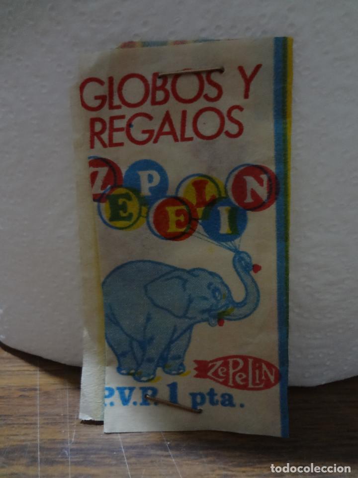 Colecionismo Cromos antigos: SOBRE GLOBOS Y REGALOS DE ZEPELIN