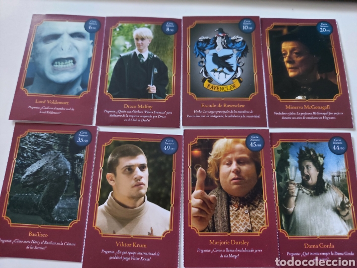 Coleccionismo cromos antiguos: 8 cromos harry potter - Foto 1