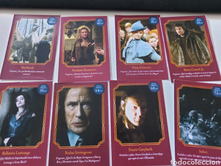 Coleccionismo cromos antiguos: 8 cromos Harry potter - Foto 1