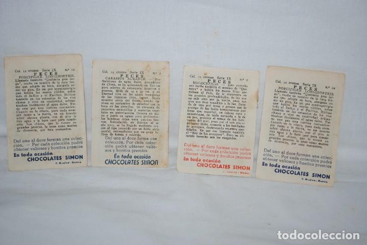 Coleccionismo cromos antiguos: ANTIGUOS CROMOS DE PECES - Foto 2