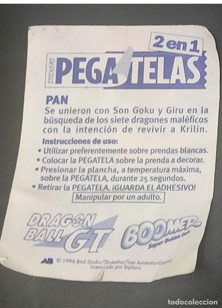 Coleccionismo cromos antiguos: DRAGON BALL GT BOOMER PEGATELAS PAN - Foto 2
