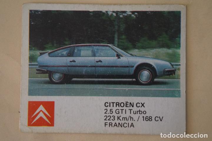 Coleccionismo Cromos antiguos: CROMO DE COCHES CITROEN CX SIN PEGAR N&ordm; 30 A&Ntilde;O 1986 DEL ALBUM AUTO 2000 DE COMIC-ROMO COMICROMO
