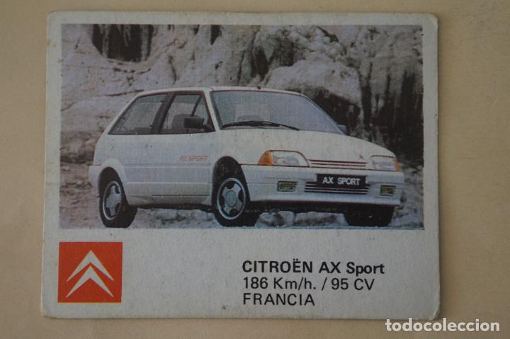 Coleccionismo Cromos antiguos: CROMO DE COCHES CITROEN SIN PEGAR N&ordm; 31 A&Ntilde;O 1986 DEL ALBUM AUTO 2000 DE COMIC-ROMO COMICROMO