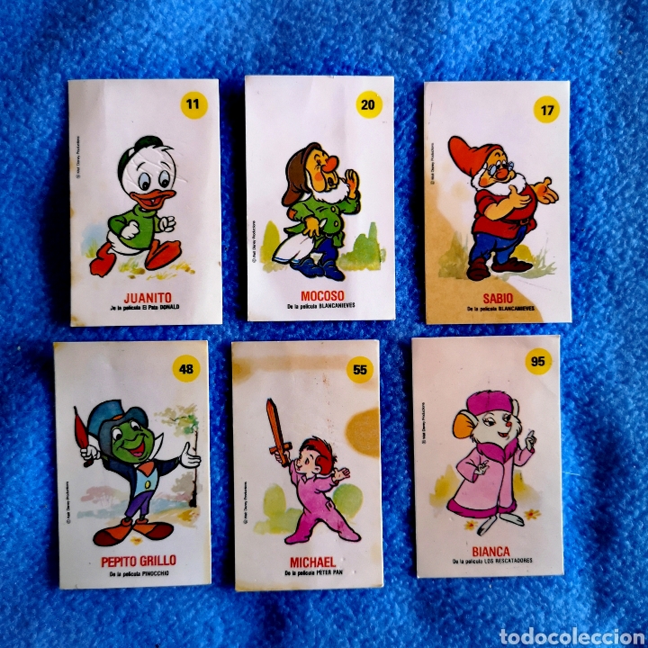 Coleccionismo cromos antiguos: LOS AMIGOS DE MICKEY - 6 CROMOS - Foto 1