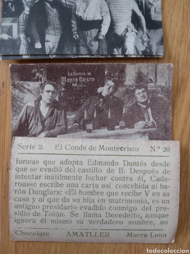 Coleccionismo cromos antiguos: cromos los tres mosqueteros, Amatller - Foto 2