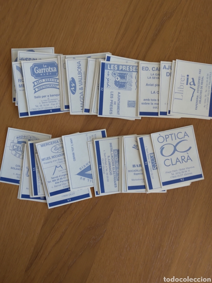 Coleccionismo cromos antiguos: coleccion completa cromos La Garrotxa - Foto 2