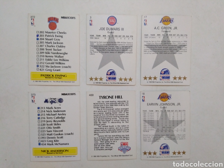Coleccionismo cromos antiguos: Lote de 83 cromos NBA ( 1990 ) - Foto 3